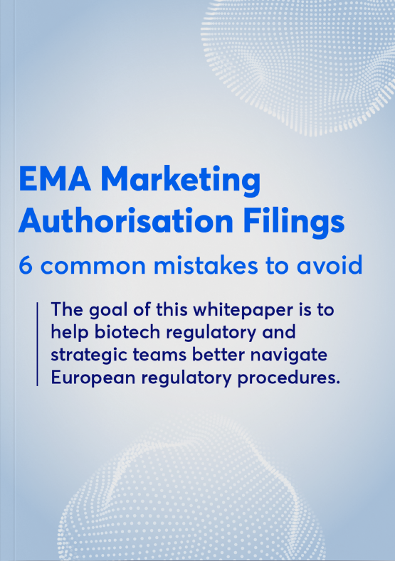 EMA Marketing Authorization Filings - 6 common mistakes to avoid